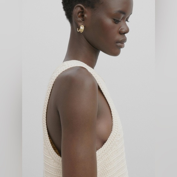 NWT Massimo Dutti Studio Crochet Knit Dress - Size S - Picture 3 of 5